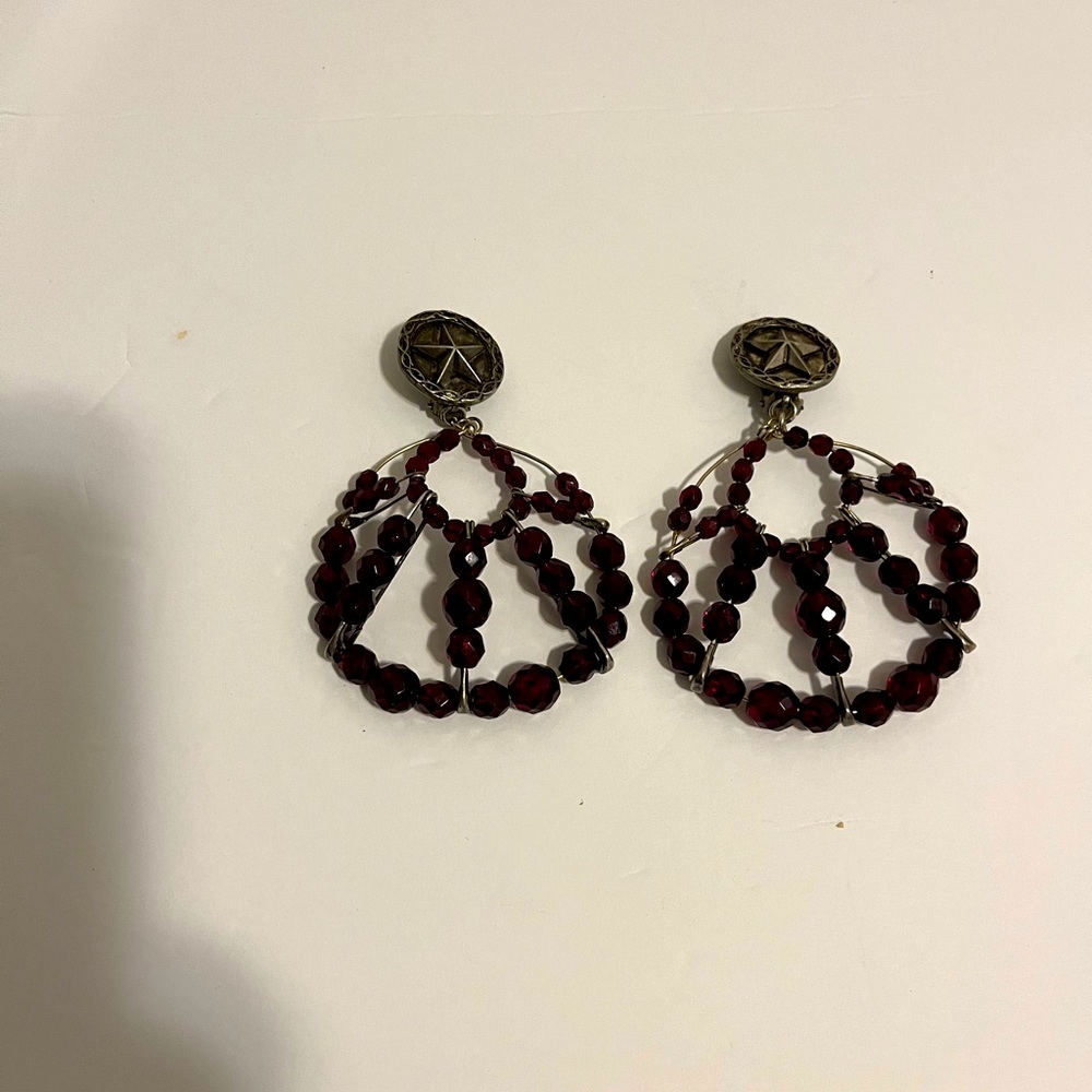 Very Rare Jean Paul Gaultier Safety Pin Hoop Earrings